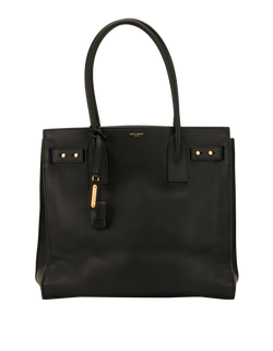 Large Sac De Jour, Grained Leather, Black, 2*